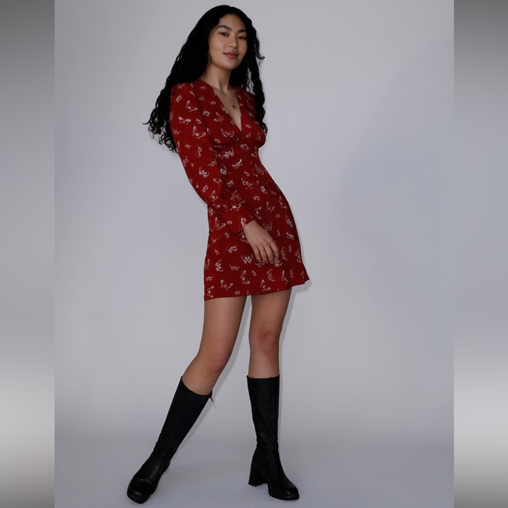 Réalisation Par - The Cookies Skirt in Red Butterfly